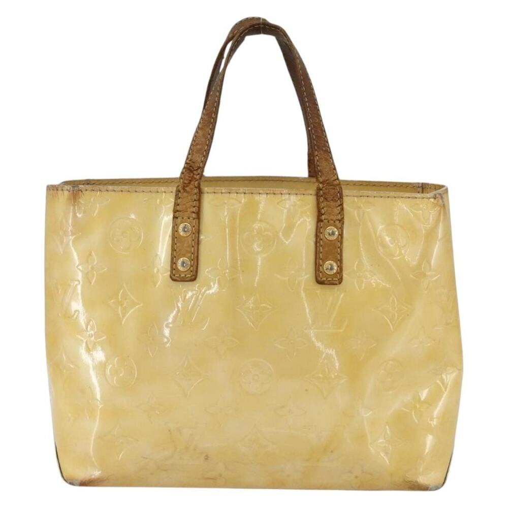 Louis Vuitton Monogram Vernis Reade PM Handbag Beige
